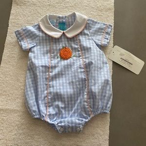 Claire & Charlie Halloween smocked bubble